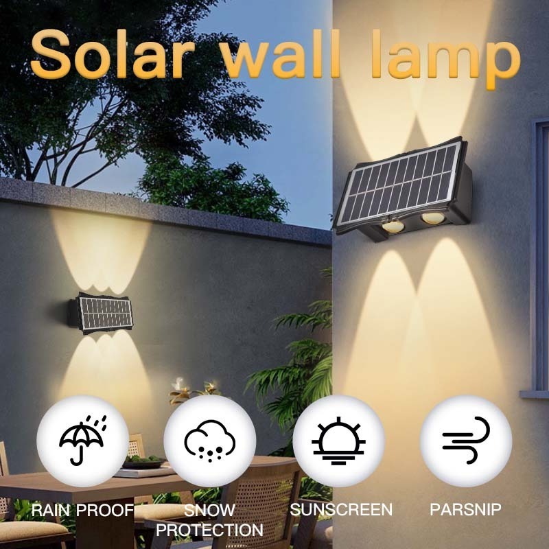 Outdoor Solar Waterproof Garden Wall Light,Corridor Wall Mounted Solar Wall Lamp/Solar Telescope Wall Lights,Solar Wall Light