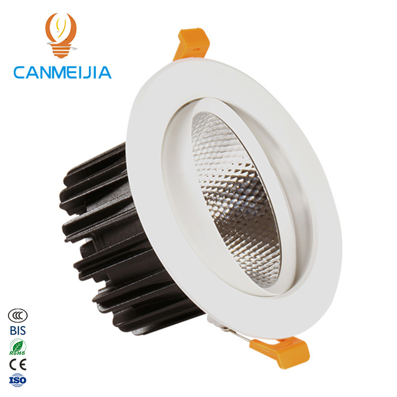 Indoor 5W 10W 15W Cob Round Ceiling Recessed Downlight/Spotlights,Led Spotlight,Spot Light,Spotlight