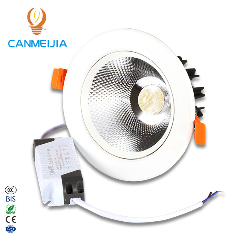 Indoor 5W 10W 15W Cob Round Ceiling Recessed Downlight/Spotlights,Led Spotlight,Spot Light,Spotlight