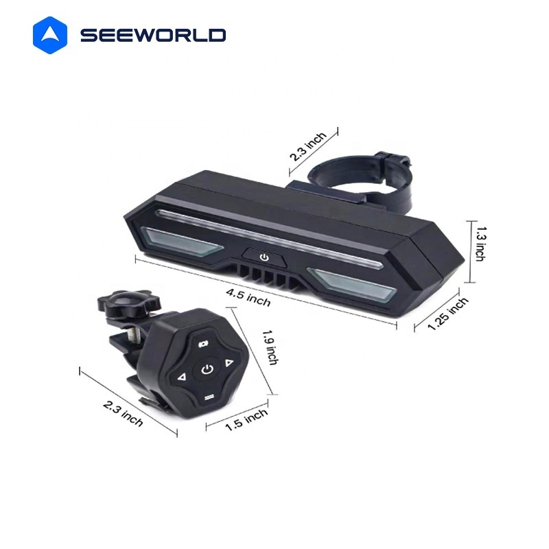 SEEWORLD LTE 4G Taillght Bicycle GPS Tracker for Bike E-scooter Ebike Real Time Tracking