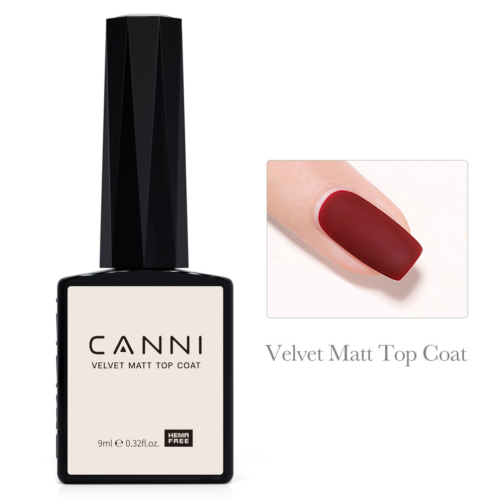 2023 CANNI Factory 9ML hema free Base Reinforce Diamond top coat acid free Primer& dehydrator Velvet matte  nail tips glue