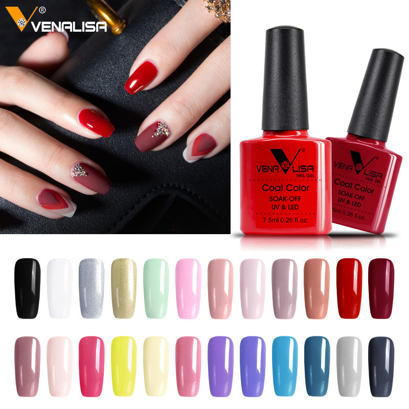 2024 Venalisa Nail Art Gel Polish For Nails French Tip Manicure Gel Varnish Enamel Lacquer Color OEM Logo UV LED Nail Gel Polish