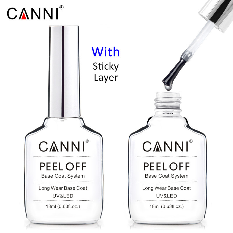 CANNI  long wear bright shiny topcoat gel polish led uv gel wholesale nail supply 18ml no clean topcoat nail gel polish