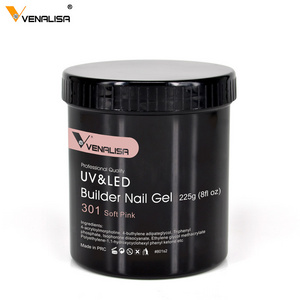 Venalisa 225G soak off camouflage buildering nail extension uv gel lacquer jelly acrylic gel 25 color private labeling gel