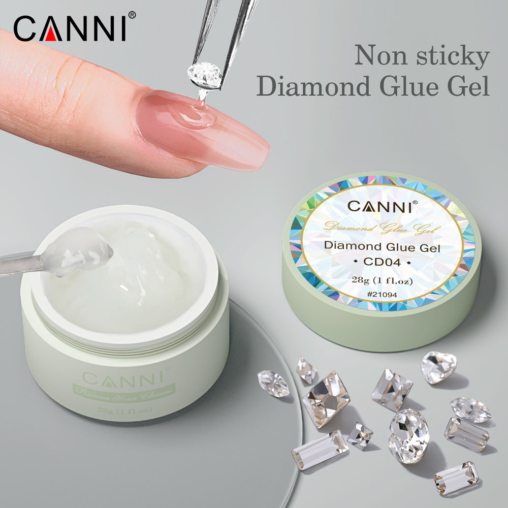 CANNI Super Firm Jelly Non-sticky Diamond Glue Gel Nail Art UV Glue Gel