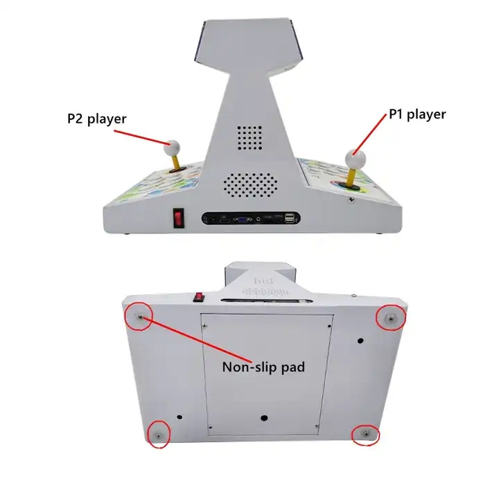 Factory Wholesale 10 Inch Led Coin Operated Tabletop Arcade Bartop Retro Mini Video Game Machines For Sale