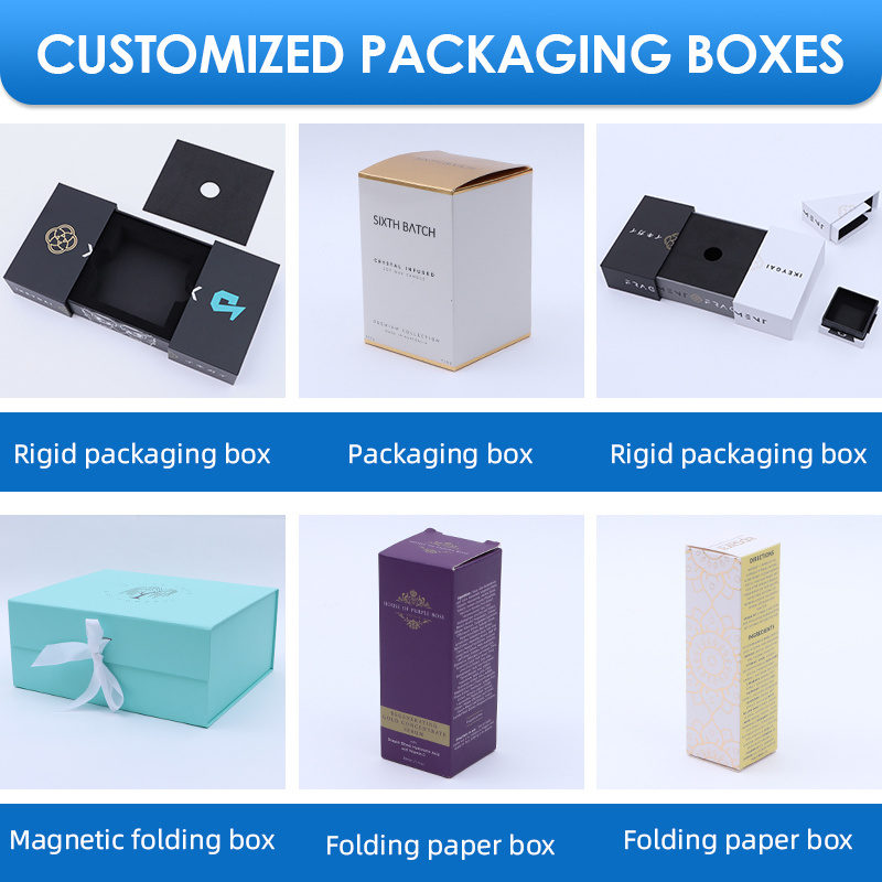 China Manufacturer Custom 30ml 50ml 100ml Perfume Box Handmade Unique Rigid Packaging Paper Drawer Box