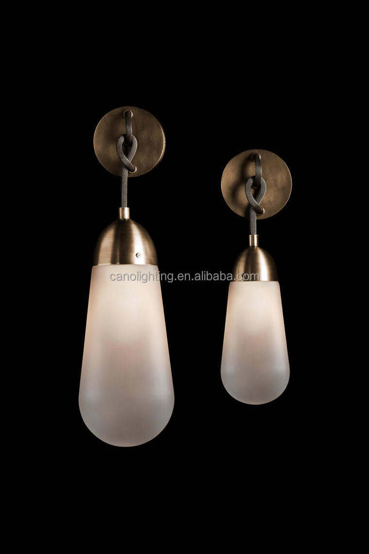 Wall Sconces for Apartment Bathroom Lighting Modern Wall Lamp Brass with Frosted Glass Modern Wall Mounted Light LED