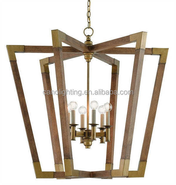 Bastian 6 Lights Brass Semi Flush Mount Ceiling Light Small Chandelier Kitchen Dining Pendant Light Fixture