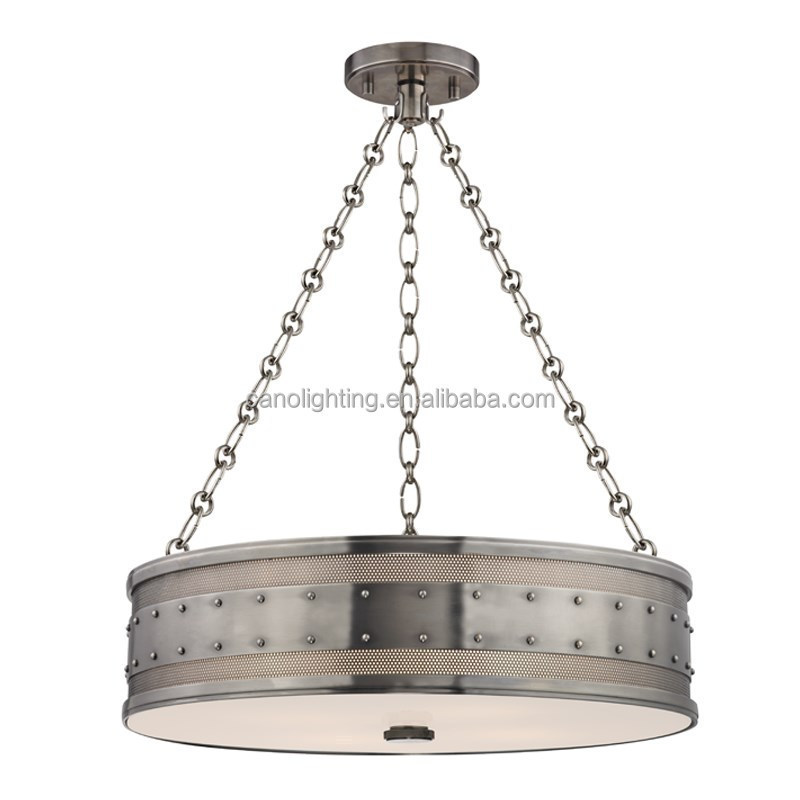 Modern Farmhouse gold and black Chandelier Adjustable Drum Pendant Light Fixture for Dining Room Living Room Bedroom