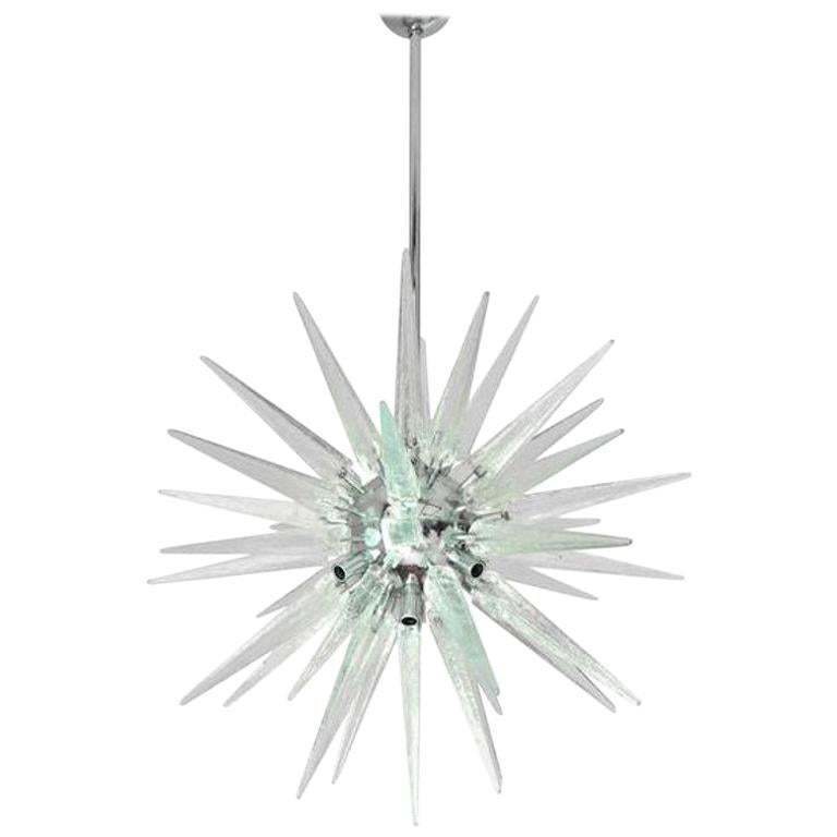 Modern Glass Sputnik Chandelier Lightings Dining Room Kitchen Table Brass Chandeliers