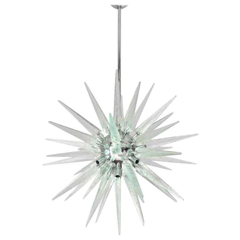 Modern Glass Sputnik Chandelier Lightings Dining Room Kitchen Table Brass Chandeliers