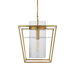 American Retro Chandelier LED cage decorative ceiling  pendant light restaurant living room Hanging Lights