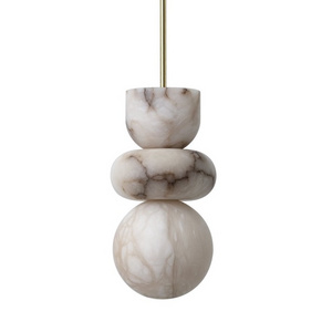 marble Chandelier LED Interior Decorative Art Chandelier marble single head small pendant light