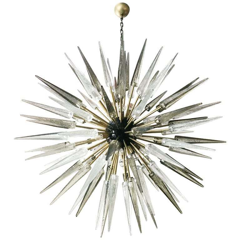 Modern Glass Sputnik Chandelier Lightings Dining Room Kitchen Table Brass Chandeliers