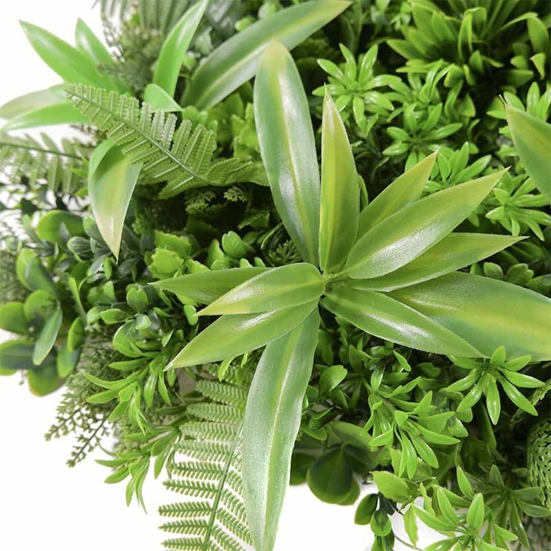 Indoor Outdoor plastic faux hedge fence green leaf artificial art grass wall green wall panel backdrop