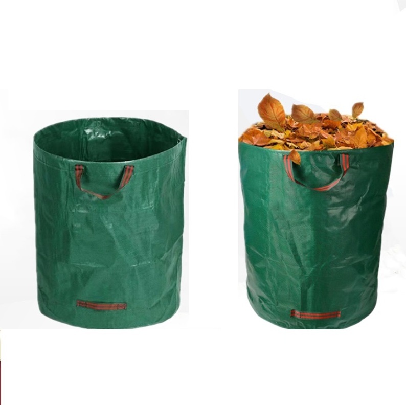 100L 27Gallons home garden waste trash bag PP round Garden Bags Recycle garden Bag Wholesale