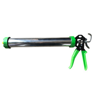 Professional Silicone Gun 600ml Caulking Gun for Sealant JUHUAN Glue Gun 9 Inch Construction Building Smooth Rod 600ml 1:1 Green