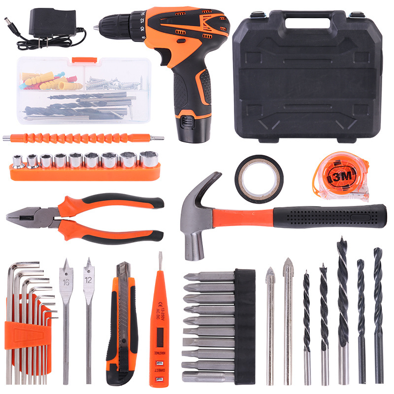 Professional Tool Germany Quality In Store Household Power Tools Combo Box Set Mechanic cordless Drill Tool Set