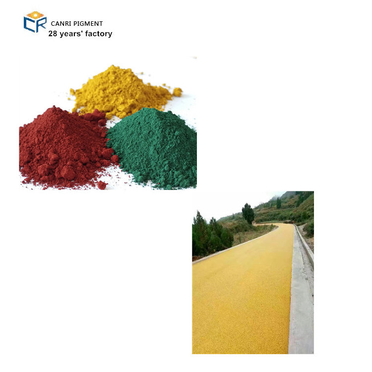 pigments red iron oxide and yellow cement colour powder for ceramic glaze