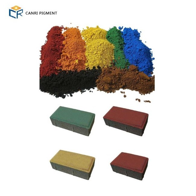 pigments red iron oxide and yellow cement colour powder for ceramic glaze