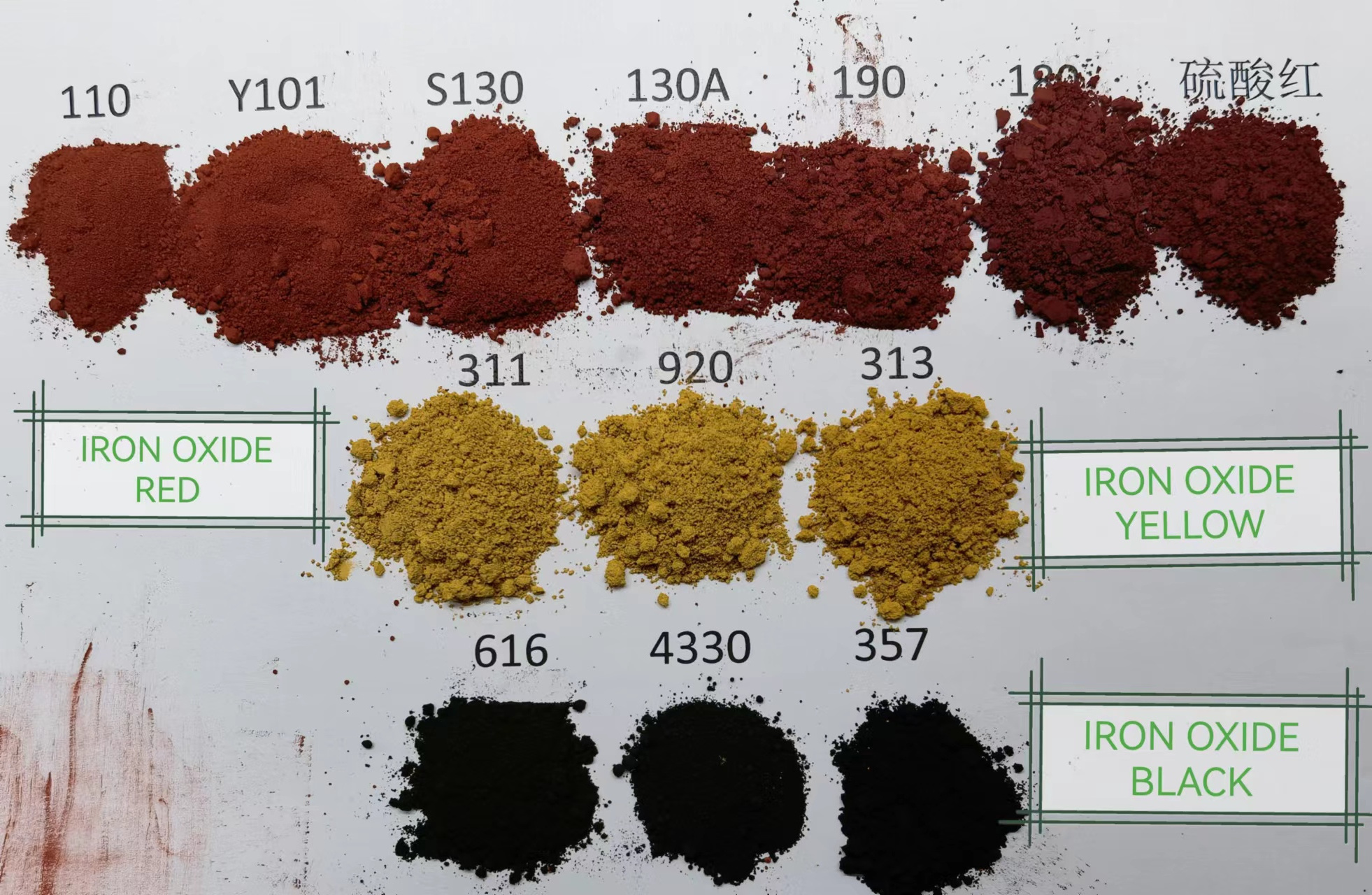 iron oxide yellow for painting coating pigment powder