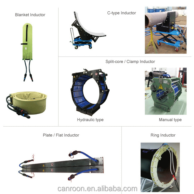 Electric induction heater 80Kw Air Colled induction heat treatment machine For Weld Preheating