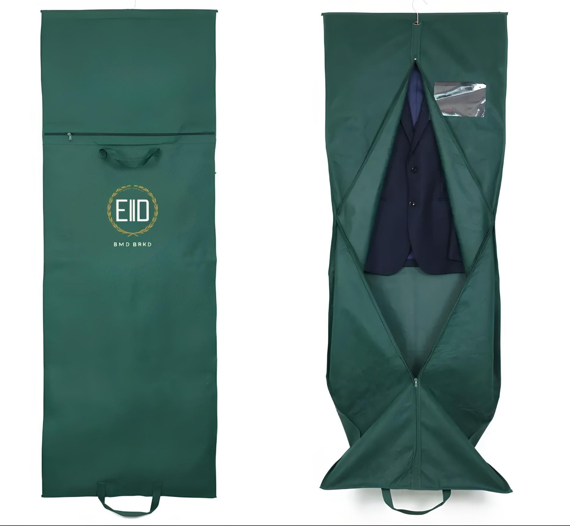 Hanger and Hangerless Use High Quality Long Garment Dress Cover Bag