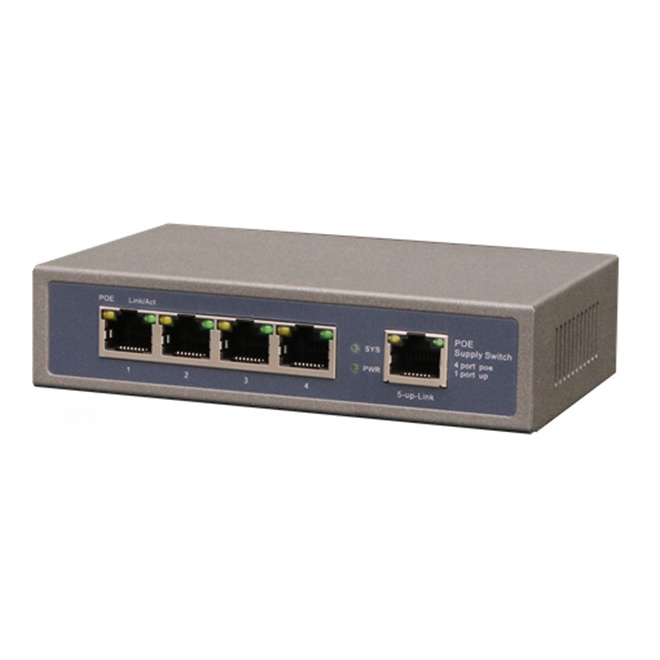 OEM model 4 port 100M PoE switch for Hikvision and Dahua