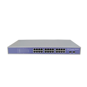 24 port poe switch for hikvision dahua cctv poe ip camera