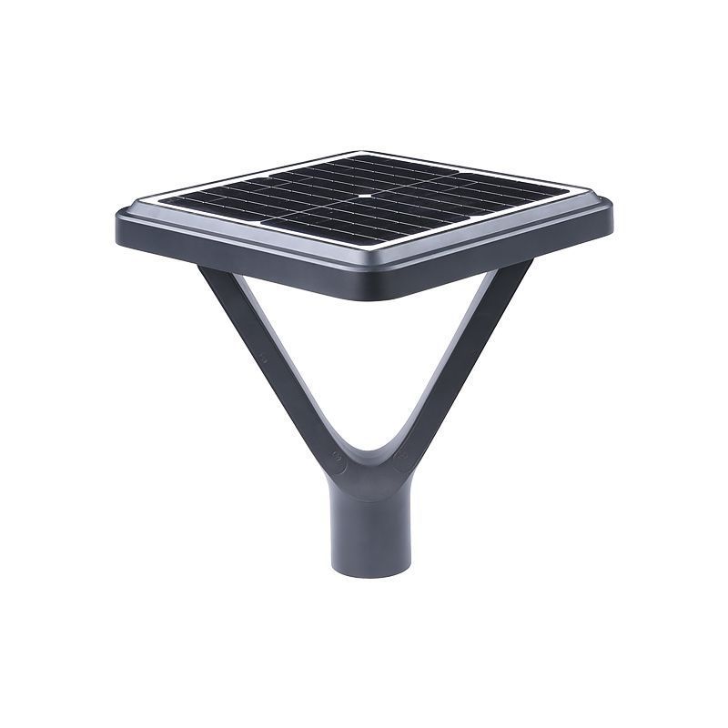 Led Luminaria Pole Mounted Aluminum Outdoor Road Street Pathway Parklot Home Yard Lawn Waterproof Solar Garden Light With Ce