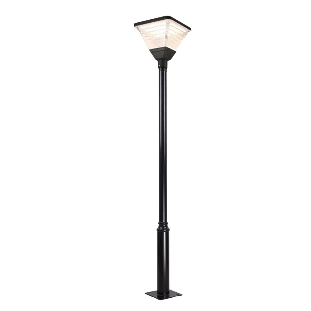 easy installation solar panel or AC charge outside landscape lighting E27 bulb garden park led lamp