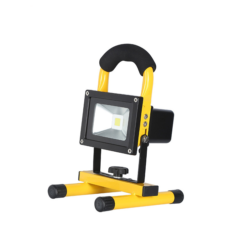 Portable IP65 high brightness 10W 20W 30W 50W 100W 150W 200W  tripod stand rechargeable LED emergency light