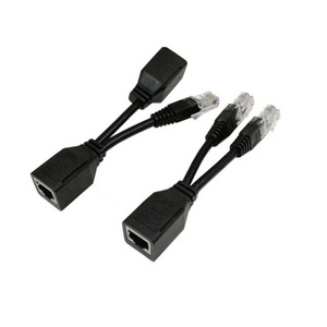 Cantell UPOE Cable Kit POE Adapter Cable Connectors Passive Power Cable RJ45 Splitter Combiner