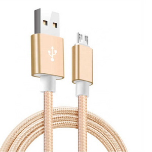 cantell factory wholesale Android usb Cable Nylon braided usb fast charging cable micro usb cable 1m