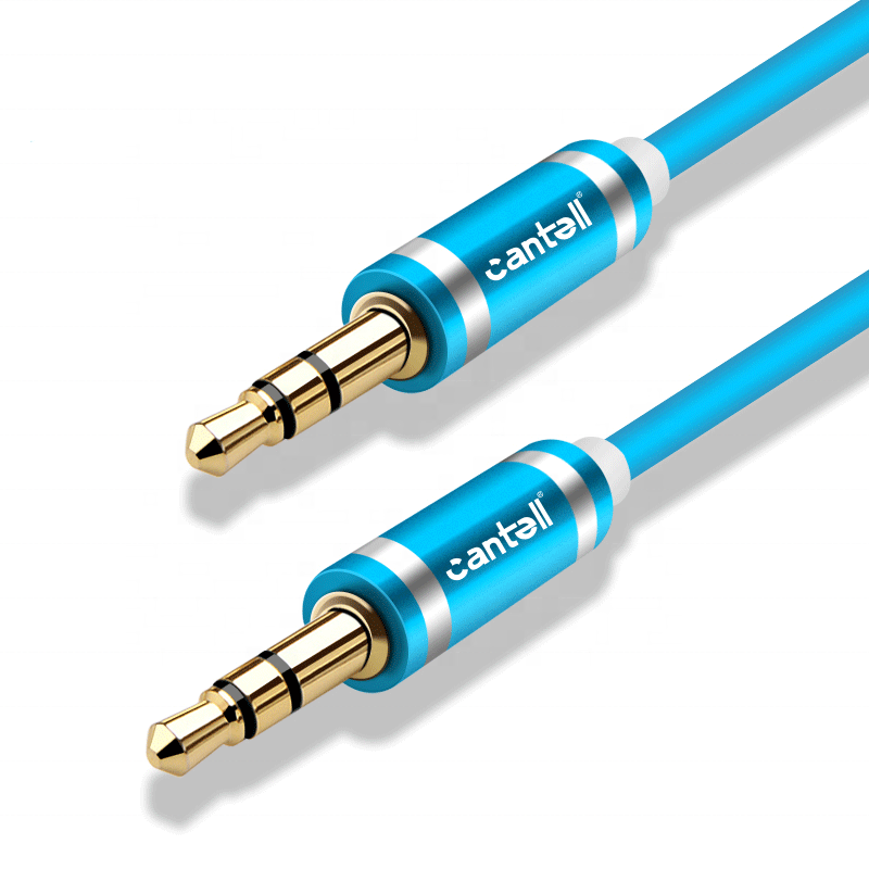 Cantell best selling 1m 2m 3m 3.5mm aux cord Headphone audio jack cable auxiliary cable 3.5mm male to male Aux Cable