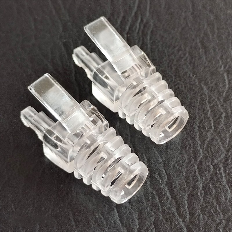 cantell transparent rj45 connector boot cat6 cat 5e Modular plug boot