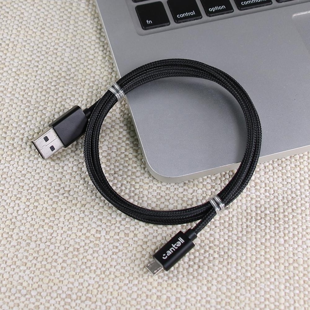 cantell factory wholesale Android usb Cable Nylon braided usb fast charging cable micro usb cable 1m