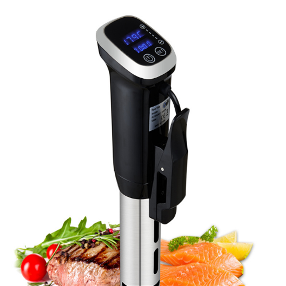 Vacuum Sous Vide Food Cooker 1200W Powerful Immersion Circulator - LCD Digital Timer Display Stainless Steel