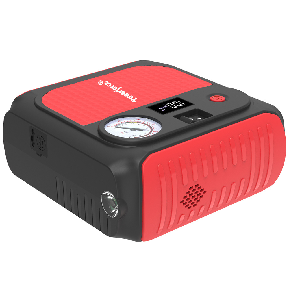 Portable Lithium Jump Starter with Air Compressor 1000A Car Battery Starter with 150PSI Digital Tire Inflator 16800mAh 12V