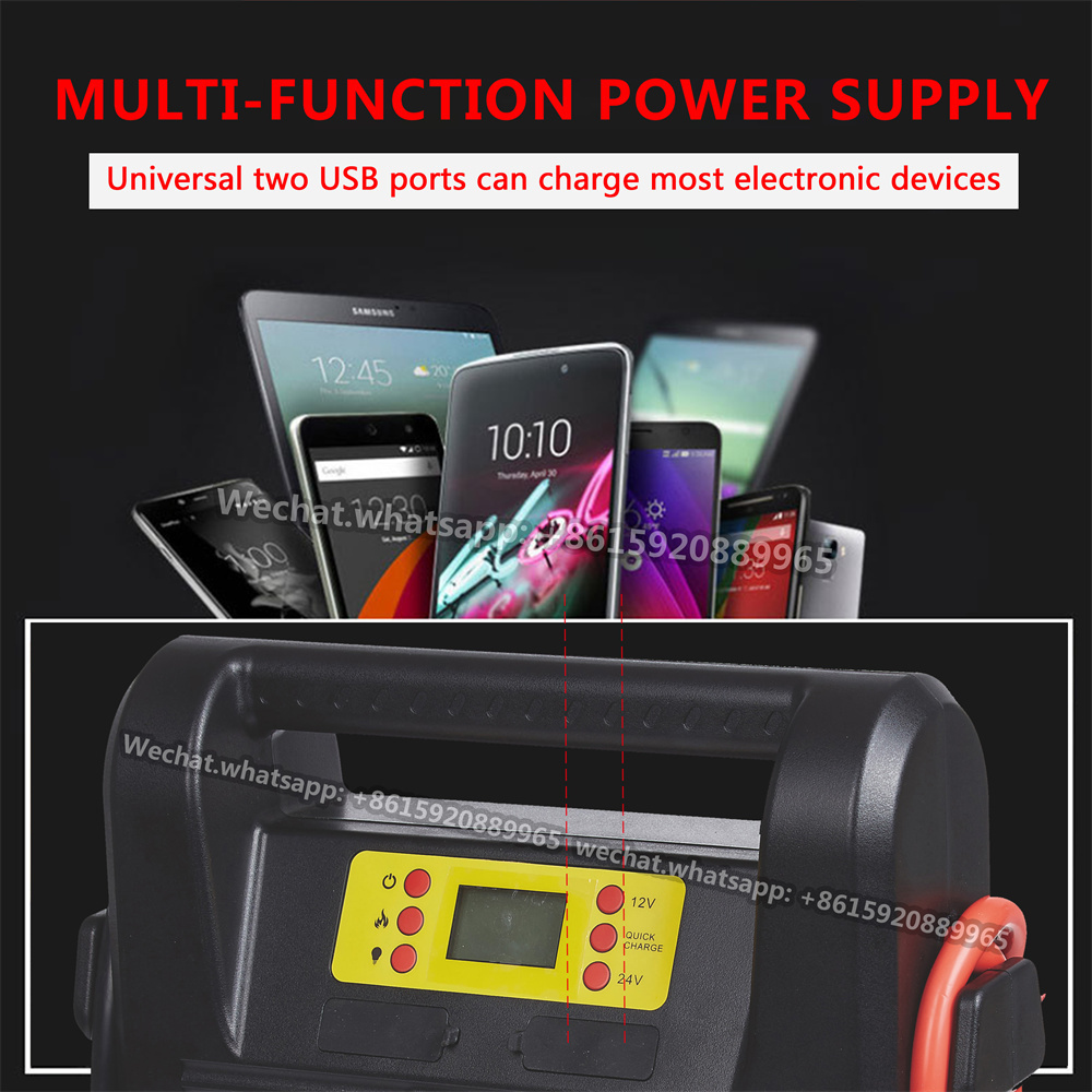 COSSIFTW 128000mAh Heavy Duty Car truck Jump Starter  6000A For 12v 24v Lorry semi Truck RV booster Jump Starter Booster