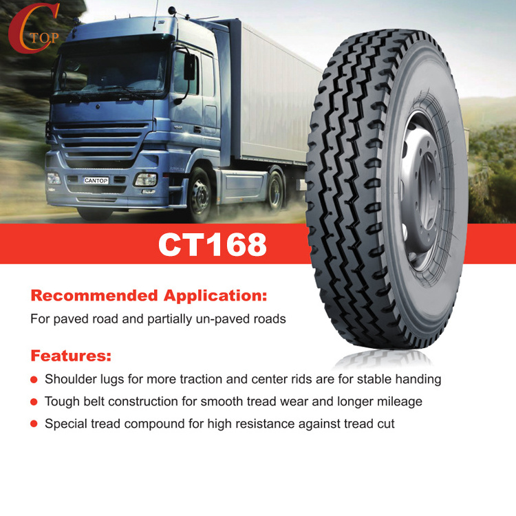 CT168 TRAILER good quality truck tire China manufacture truck tyre 11R22.5 for sale