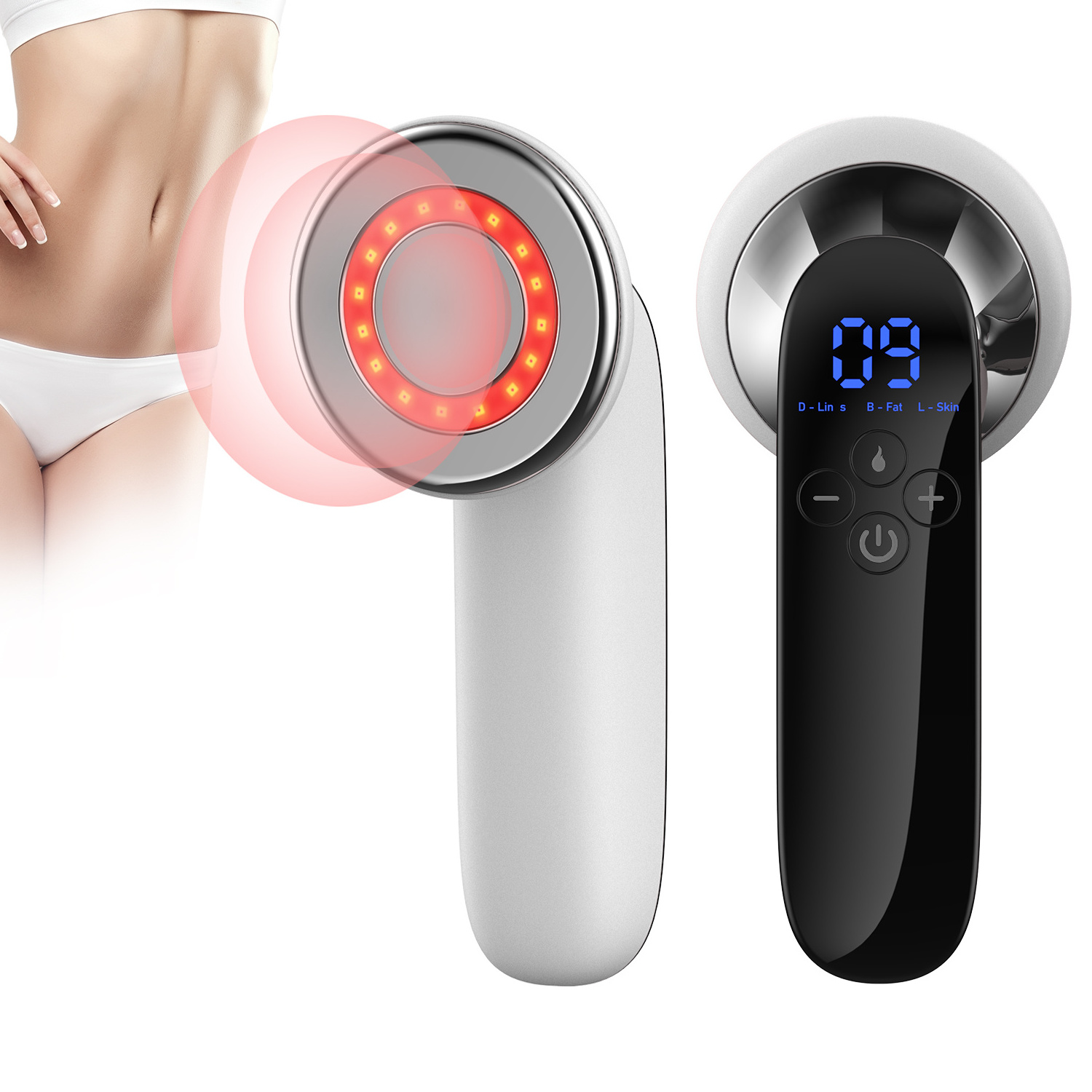 Fat Burn Skin Tightening Anti-cellulite Massager Portable Slimming Machine Handheld Body Sculpting Fat Removal Burner Machine