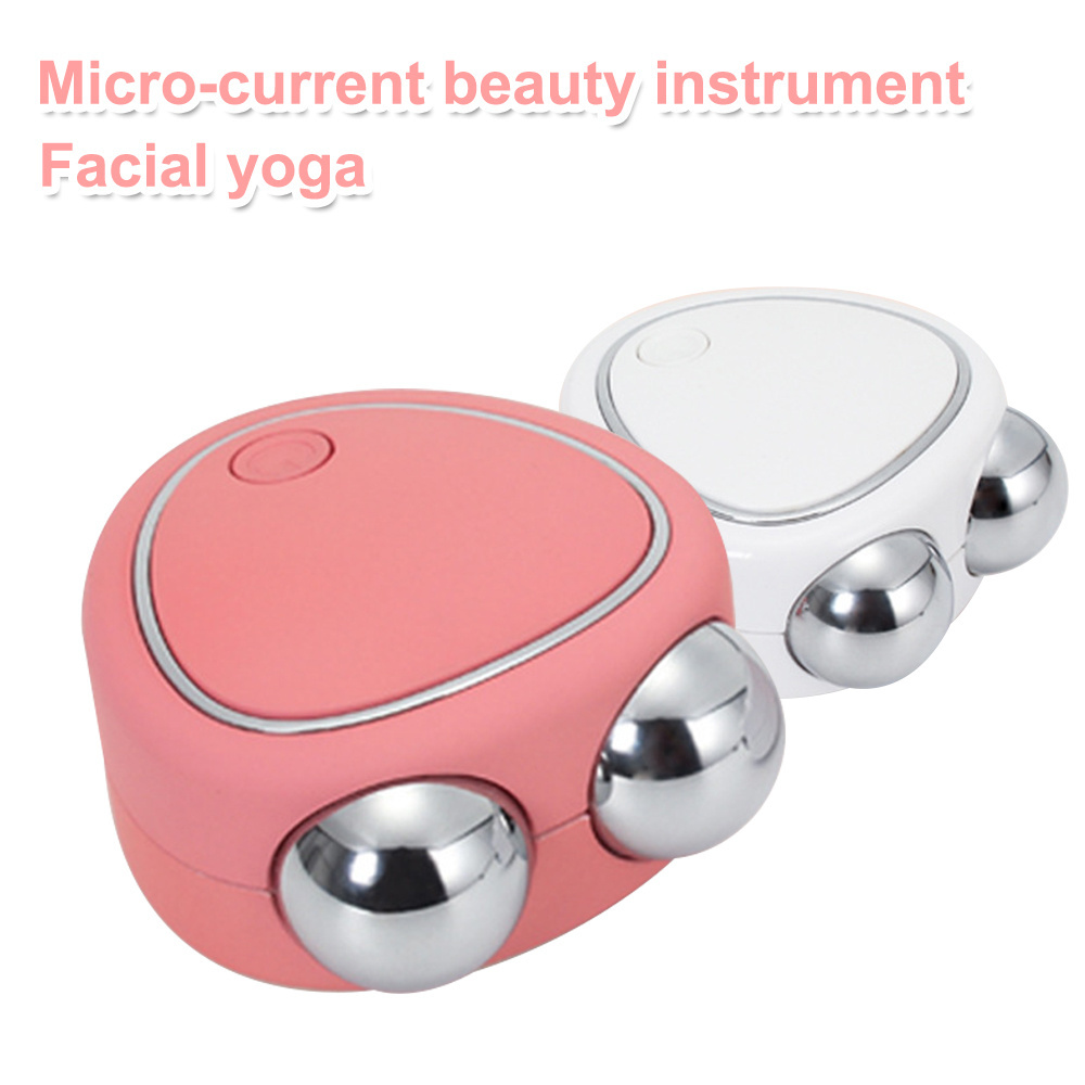 Home Use Face Beauty Equipment Anti-aging Face Roller Facial Massager Anti Wrinkle Microcurrent Facial Toning Device