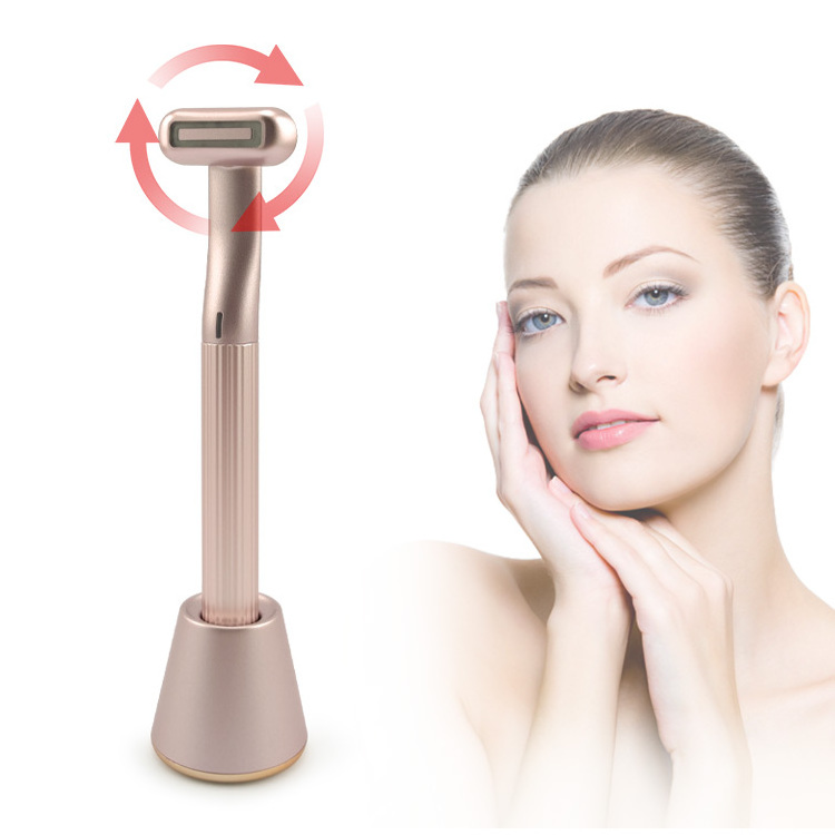 EMS 4 n 1 Microcurrent Rechargeable Beauty Device Eye Beauty Pen Hot Compress Eye Massager Red Light Therapy Eye Wand