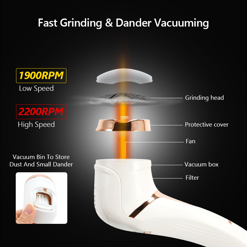 Best Sellers Foot Grinder Electric Callus Remover Machine Pedicure Feet File Foot Callus Remover Foot Grinder Machine