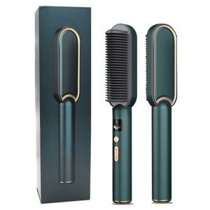 Professional hot iron flat iron ceramic hair straightener comb