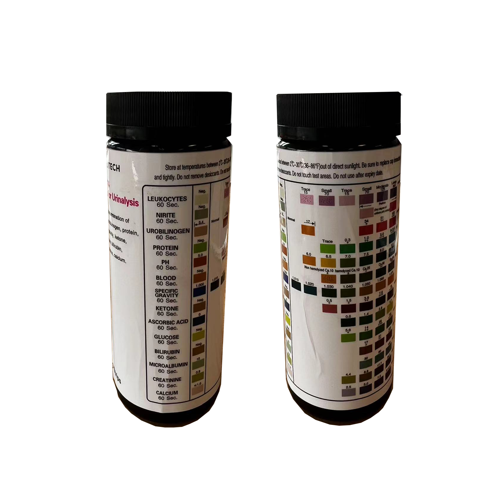 Customized 10 Parameter Urine Test Strips Veterinarian use URS-10T Urine Reagent Strips for Urinalysis