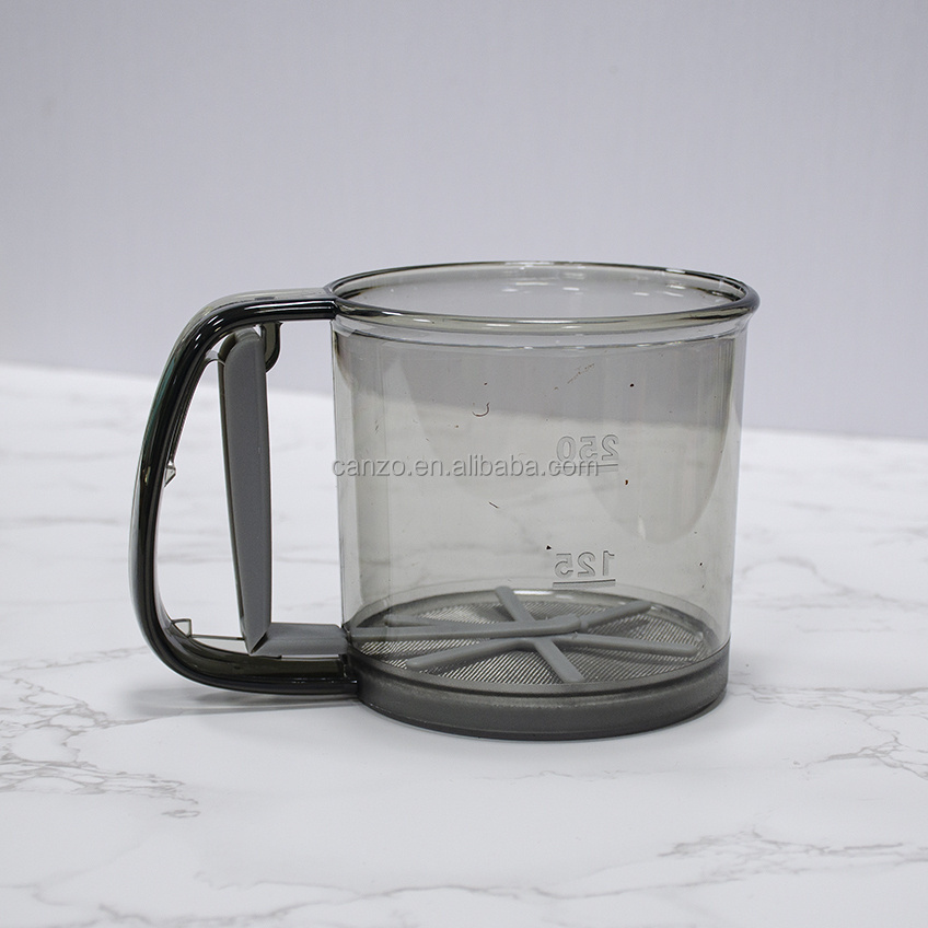 Manufacturer Directory Cup Style Semi Automatic Press Rotation Powder Vibrator Sieve Plastic Flour Vibrator Sieve