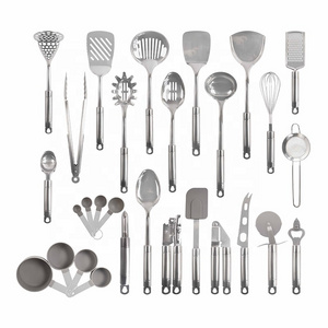 27 Pieces Premium Style Stainless Steel Kitchen Utensil Set Cooking Utensils Kitchen Utensil Manufacturers